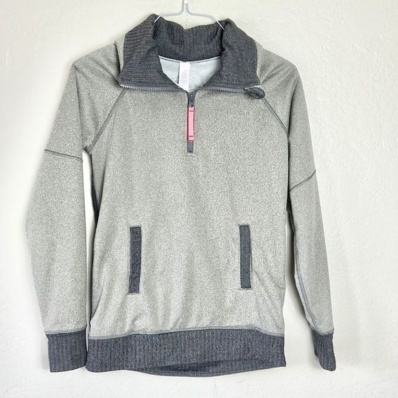 Ivivva Other - Ivivva Size 14 Girls Lululemon Pullover Gray Herringbone Combo